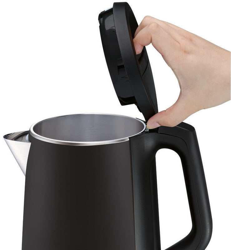 Tefal Wasserkocher 1,5 l, Warmhaltefunktion, 2400 W, Metall, Schwarz