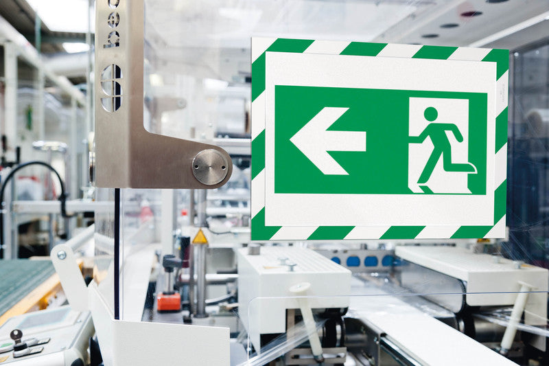 Durable DURAFRAME Sicherheits-Magnetrahmen – A4 – grün/weiss – 2er-Pack