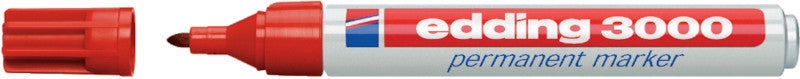 Edding Permanentmarker – sortiert (rot, blau, grün, schwarz), 4er Pack