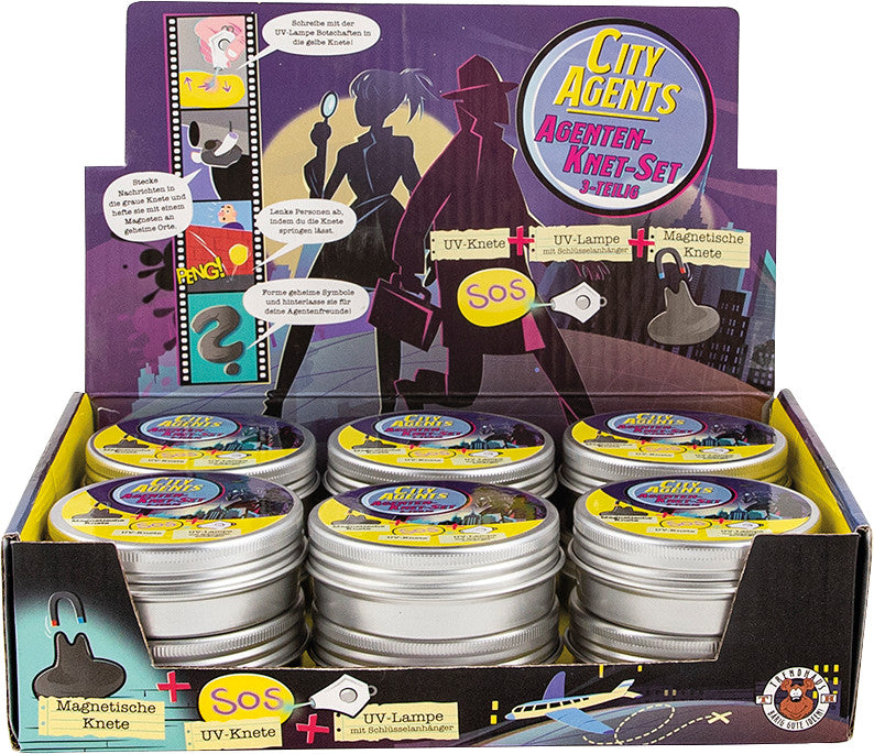 Trendhaus Knete-Set City Agents – Ø 70 × 25 mm