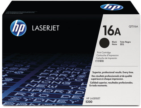 HP Toner 16A – schwarz, 12000 Seiten