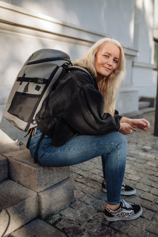 Beckmann Street FLX – Notebook-Rucksack – für 16"-Notebook, 28–33 l, rPET, grau