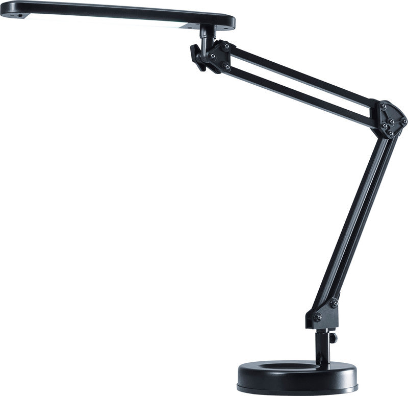 Hansa LED Tischleuchte – dreh- & neigbar – 5000 K (neutralweiss) – 394 lm 7 W – schwarz Aluminium