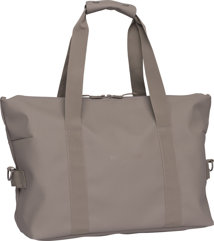 Beckmann Reisetasche Weekendbag – 27 l, rPET, Warm Grey, 42 × 28 × 20 cm