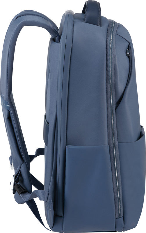 Samsonite Workationist Notebook-Rucksack – 14 l, wasserabweisend, USB-Port, recyceltes PET (rPET), blau
