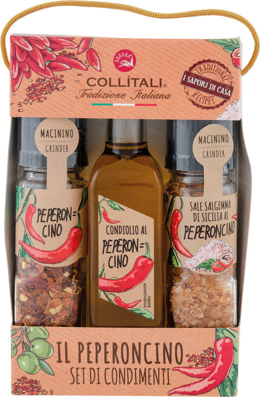 Collitali Gewürzset Tris Il peperoncino – 3-teilig