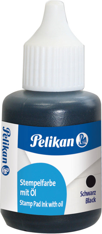 Pelikan Stempelfarbe – 30 ml, Schwarz, Kunststoff, mit Öl
