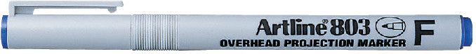 Artline Non-Permanent-Marker 803 F – feine Rundspitze 0,5 mm – blau – feucht abwischbar