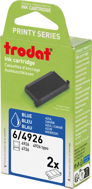 Trodat Ersatzkissen – für Modelle 4726, 4926, Kunststoff, Blau