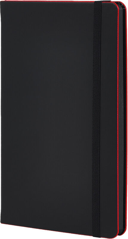 Castelli Notizbuch, 130 × 210 mm, liniert, Leimbindung, Hardcover, 192 Seiten, 80 g/m² – mehrfarbig