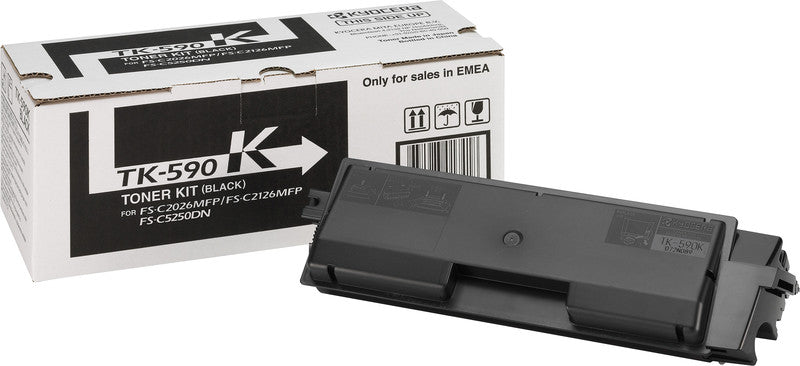 Kyocera – Toner TK-590K – schwarz, 7000 Seiten