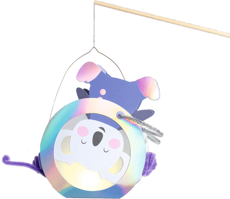 Folia Bastelset Laterne Space Animals – 2 Bogen Transparentpapier – 230 × 330 mm