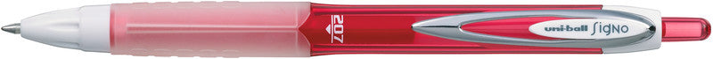 Uni-ball Signo 207 Gelschreiber – rot, 0,5 mm, wasserfest, lichtbeständig, Druck, nachfüllbar