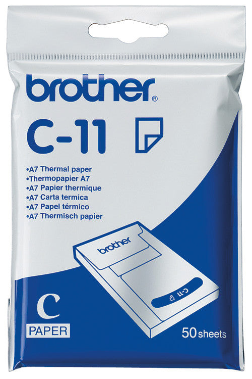 Brother Thermorolle 74 mm, 105 m, weiss