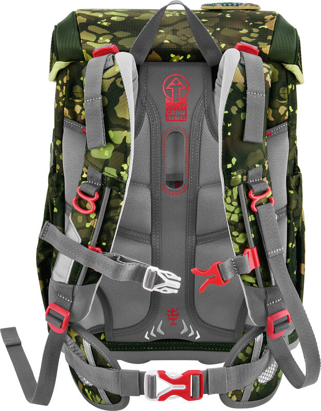 Step by Step Schulrucksack-Set Cloud – 5-teilig – Dino Torex – aus recycelten Materialien