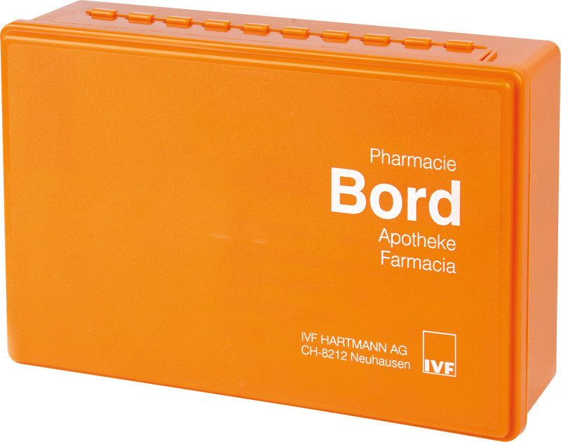 Hartmann Bordapotheke – für Reisen – Orange, Kunststoff – 260 × 170 × 80 mm