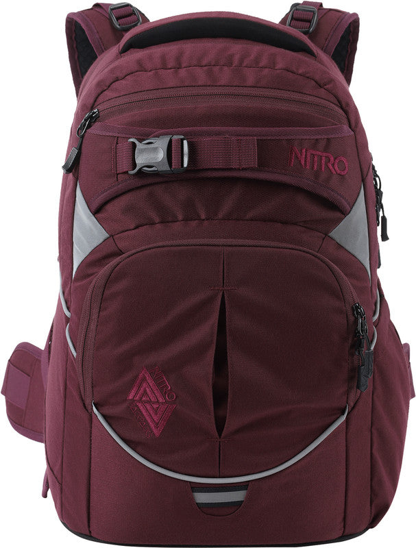 Nitro Superhero Daypack – 30 l, Rot, 44 × 30 × 22 cm, Nylon, Polyester