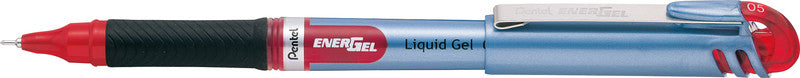 Pentel EnerGel Extra Fine Gelschreiber – rot, 0,5 mm, Kappe