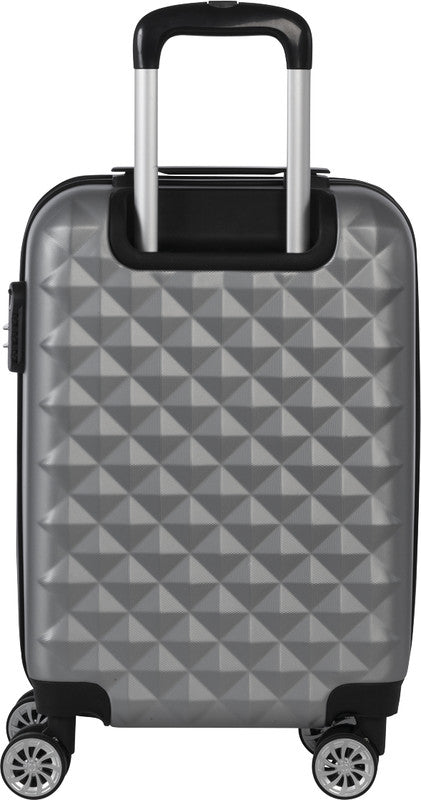Worldpack Kofferset Diamond 3-teilig – Hartschale, 4 Doppelrollen, Hellgrau