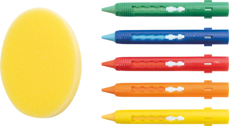 Eberhard Faber Badkreiden Mini Kids – mehrfarbig – 5 Farben – für glatte Oberflächen