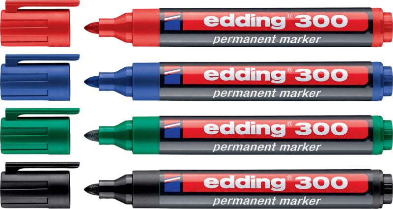 Edding Permanent Marker – rot