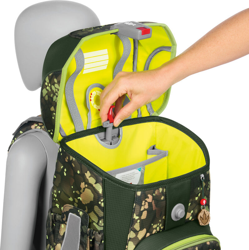 Step by Step Schulrucksack-Set Cloud – 5-teilig – Dino Torex – aus recycelten Materialien