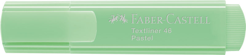 Faber-Castell 46 Pastell Textmarker Lichtgrün – Keilspitze, 1–5 mm, nachfüllbar