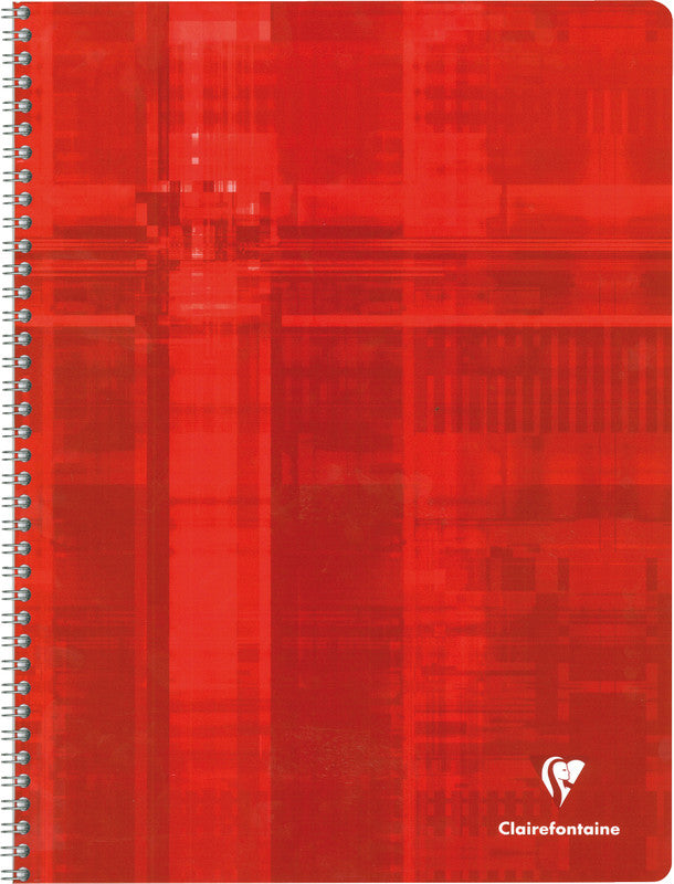 Clairefontaine Spiralblock A4+, liniert, Spiralbindung, Karton, 50 Blatt, 50 g/m² – farbig sortiert