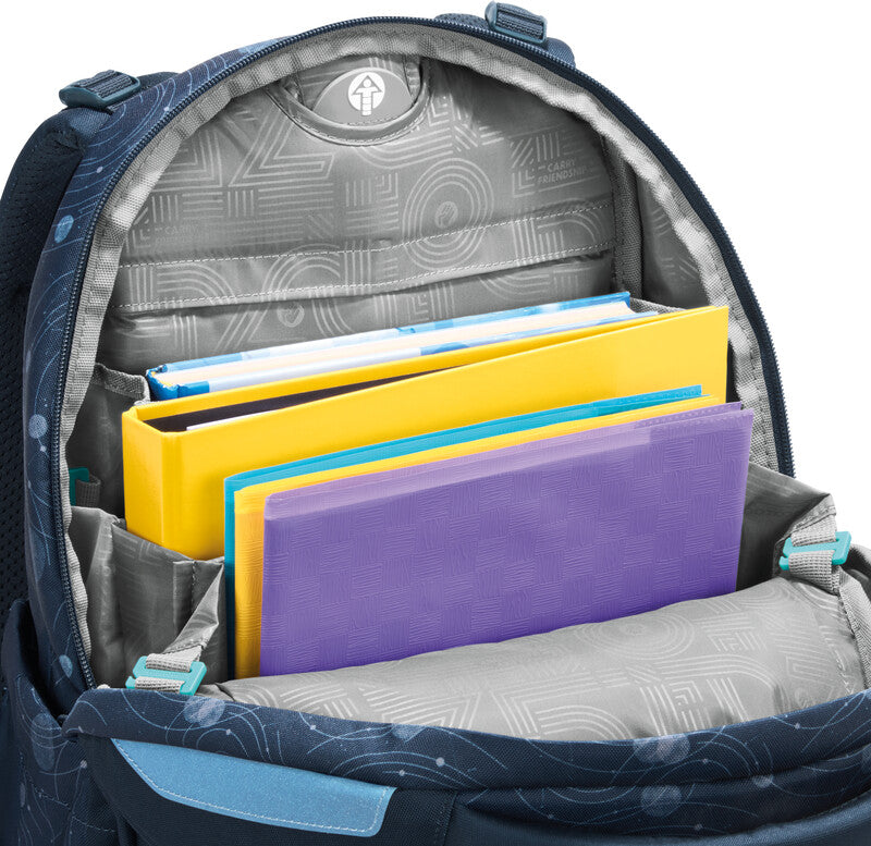 Coocazoo Rucksack Mate – Blue Orbit – 30 l, 30 × 46 × 23 cm – für Tablet- oder Notebook-Tasche 11″