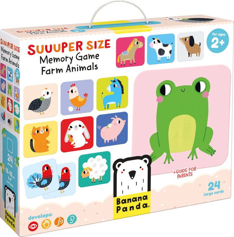 Banana Panda Memory Suuuper Size – Kartenspiel, ab 2 Spieler, ab 2 Jahren