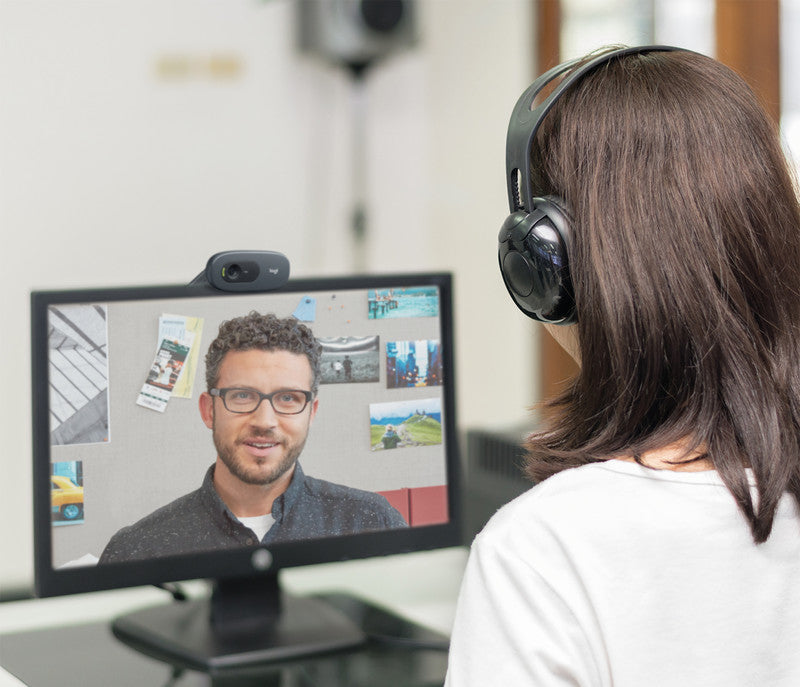 Logitech Business C505e – Webcam – 1280 × 640, USB‑A, Autofokus, Schwarz