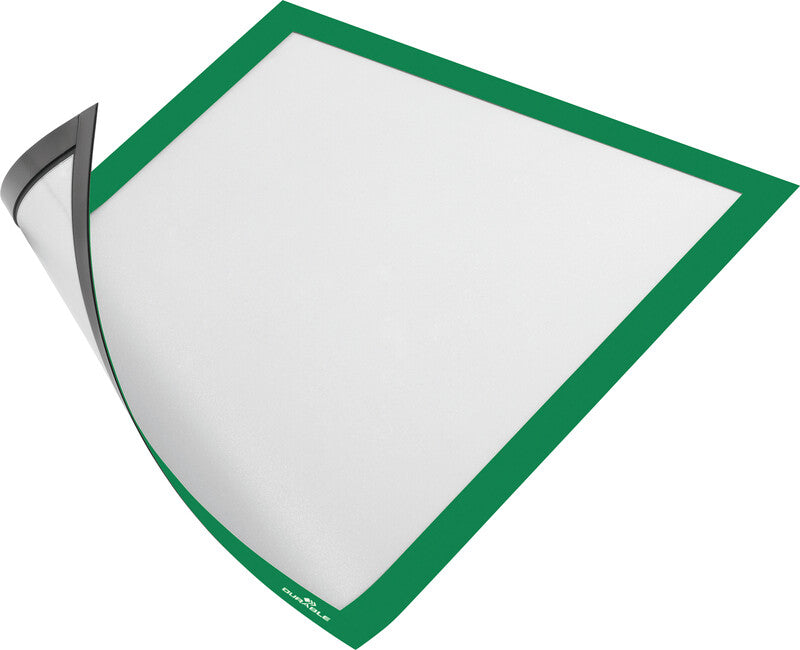 Durable Duraframe Magnetleiste – 236 × 323 mm, grün, Kunststoff, wiederablösbar