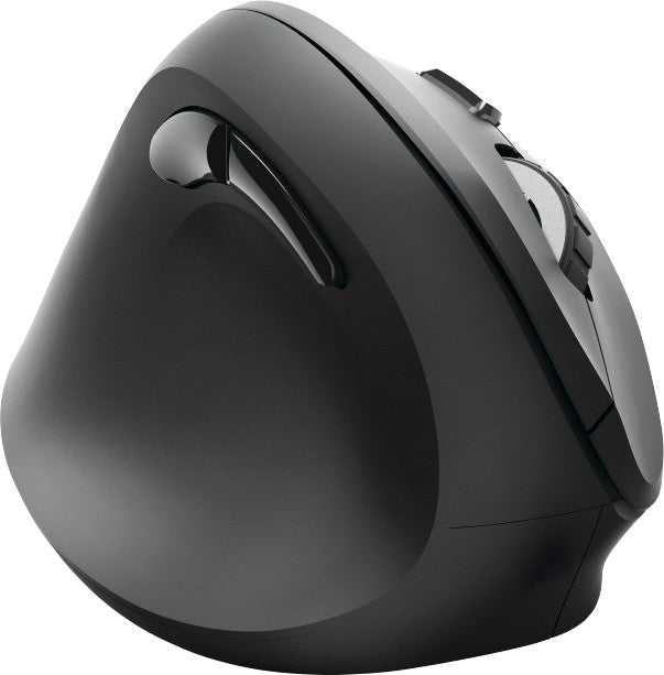 Hama EMW-500L Ergonomische Maus – kabellos, USB-A, 6 Tasten, für Linkshänder, vertikal, schwarz