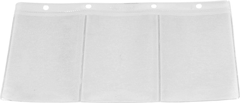 Dufco Sammelmappe für Visitenkarten bis 105 × 65 mm, Kunststoff, transparent