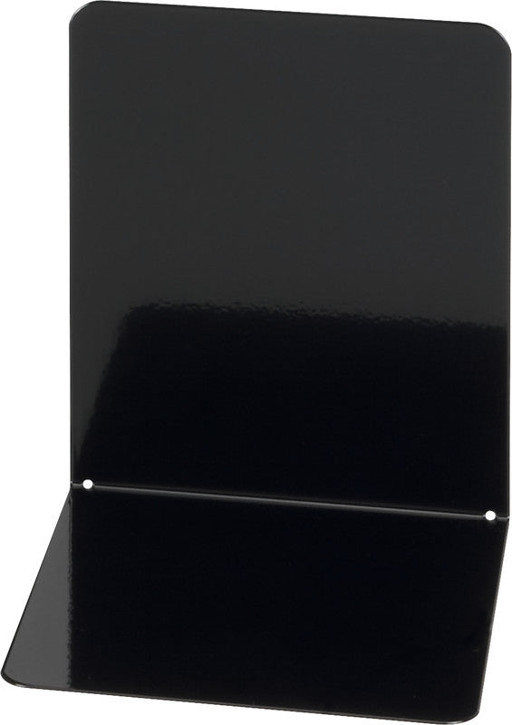 MAUL Buchstützen – schwarz – 120 × 140 mm – Stahl, 2 Stück