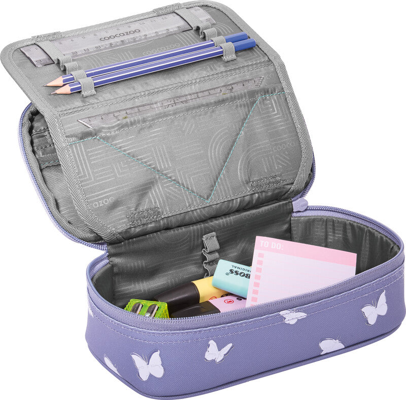 Coocazoo Schlamperetui, gefüllt – Reflective Wings – Kunststoff – 23,0 × 7,0 × 12,0 cm