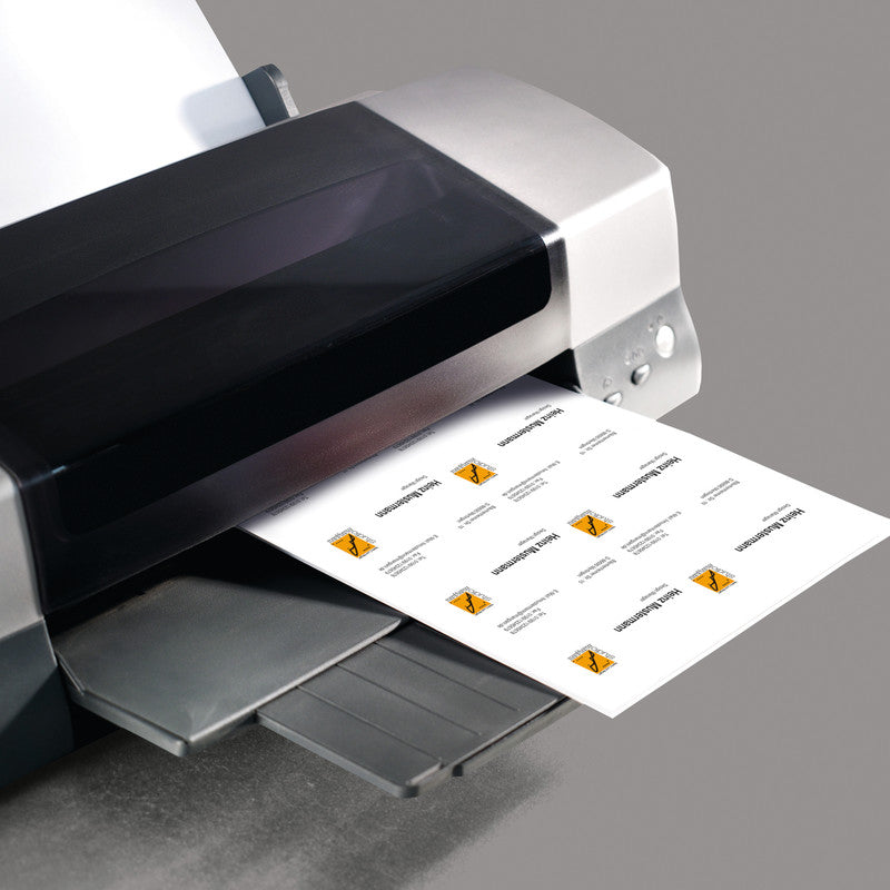 Sigel Visitenkarten, 85 × 55 mm – A4, 10 pro Blatt – 600 Karten – FSC-zertifiziert, beidseitig bedruckbar