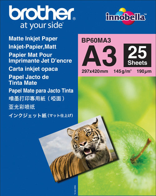 Brother Designpapier Weiss – A3, 145 g/m²