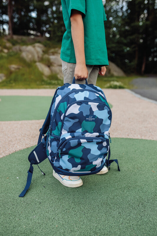Beckmann Sport Junior Rucksack – Farbe Camo – Recycelte Materialien