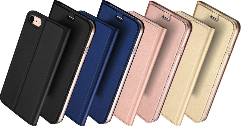 Dux Ducis Booklet-Hülle Skin Pro – für Apple iPhone XS Max – dunkelblau – Magnetverschluss, mit Kartenfach