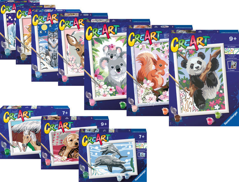 Ravensburger Malen-nach-Zahlen-Set Cute Kittens – ab 9 Jahren – 85 × 120 mm