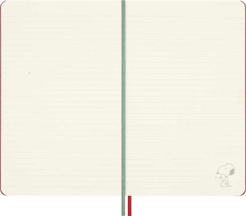 Moleskine Notizbuch, 130 × 210 mm, liniert, Leimbindung, Hardcover, 176 Seiten, 100 g/m² – blau