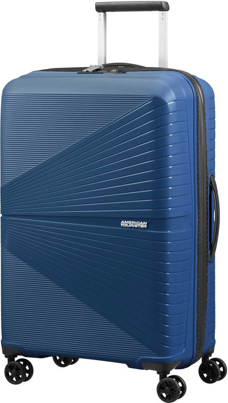 American Tourister Trolley – 67 l, Hartschale, 4 Doppelrollen, mit TSA, Midnight Navy, 44,5 × 67 × 26 cm