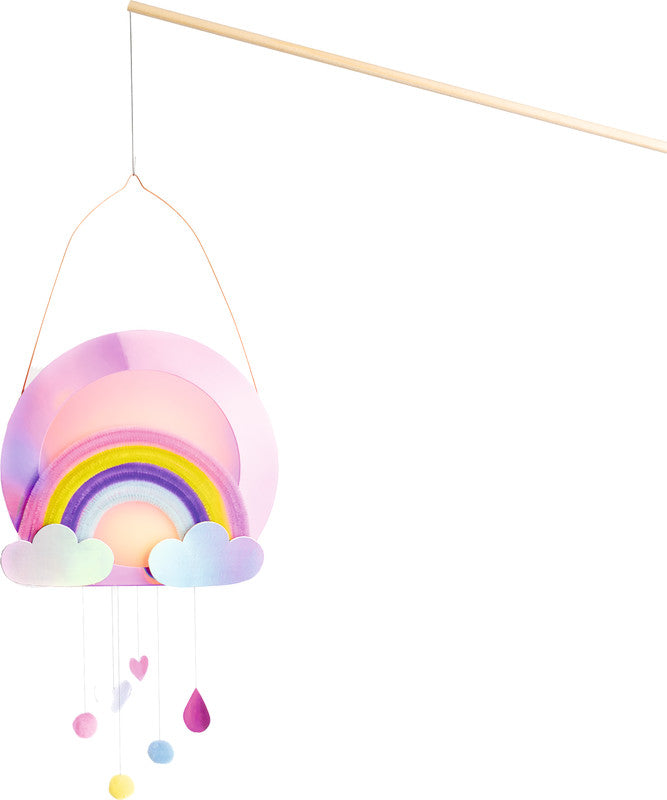 Folia Bastelset Laterne Sweet Rainbow – 2 Bogen Transparentpapier – 230 × 330 mm