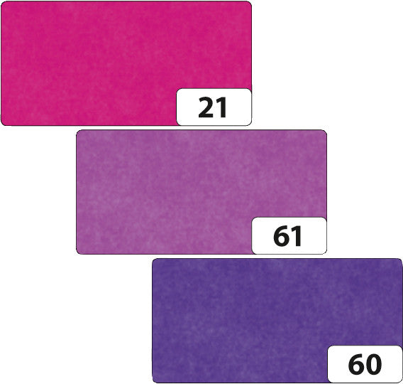Folia Seidenpapier – 500 × 700 mm – 20 g/m² – sortiert – 6 Blatt