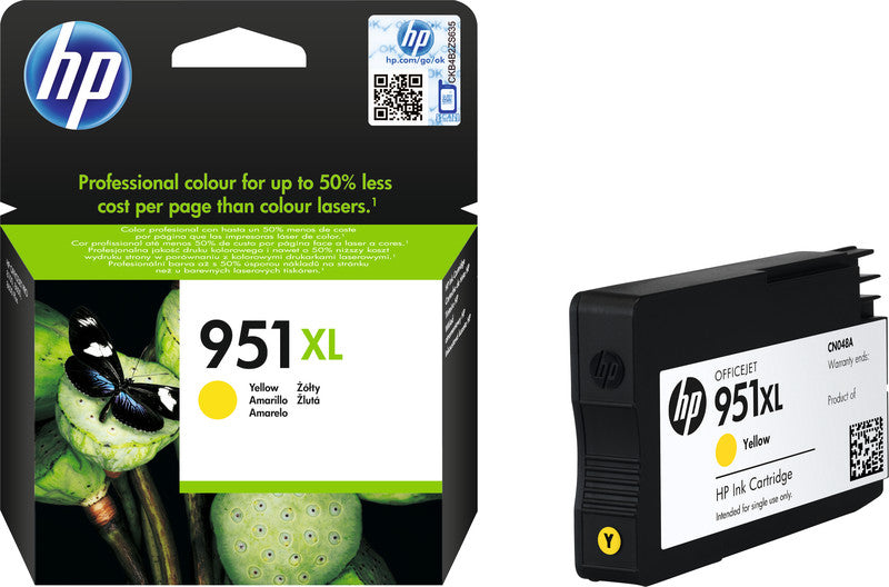 HP Tintenpatrone 951XL, Gelb, XL