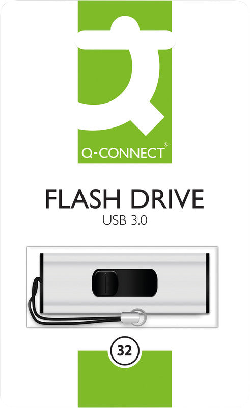 Q-CONNECT USB-Stick – 32 GB, USB 3.0, wiederbeschreibbar