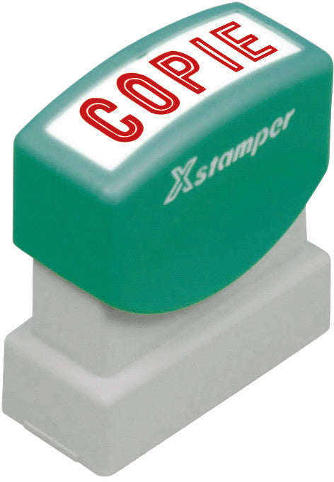 X-stamper Motivstempel – Motiv: Kopie, selbstfärbend, Kunststoff, 42 × 13 mm, Französisch