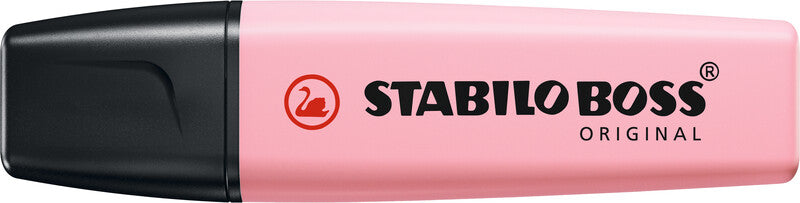 STABILO BOSS Original Textmarker Set 4 Farben – Keilspitze, 2–5 mm