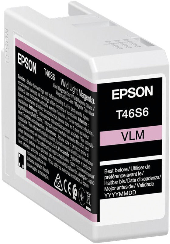Epson Tintenpatrone T46S6, Magenta, 25 ml – für Epson-Drucker